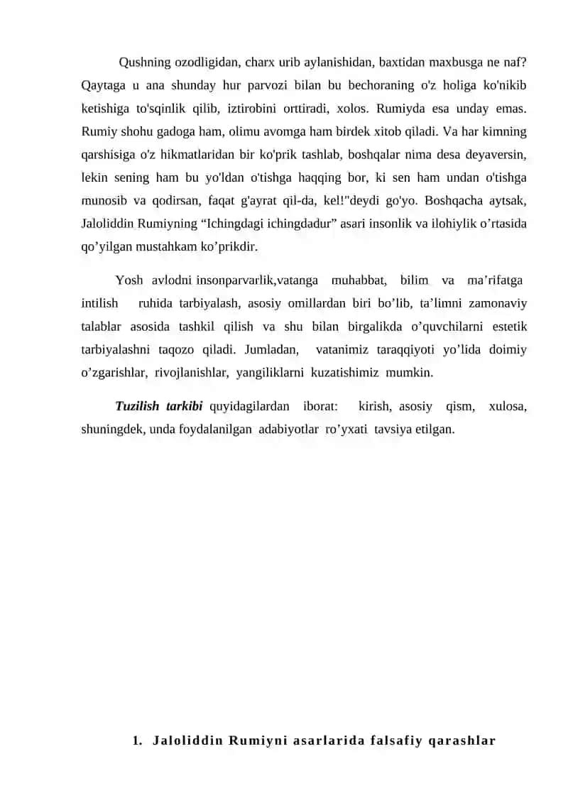 "Ichingdagi Ichingdadur" asari haqida 3