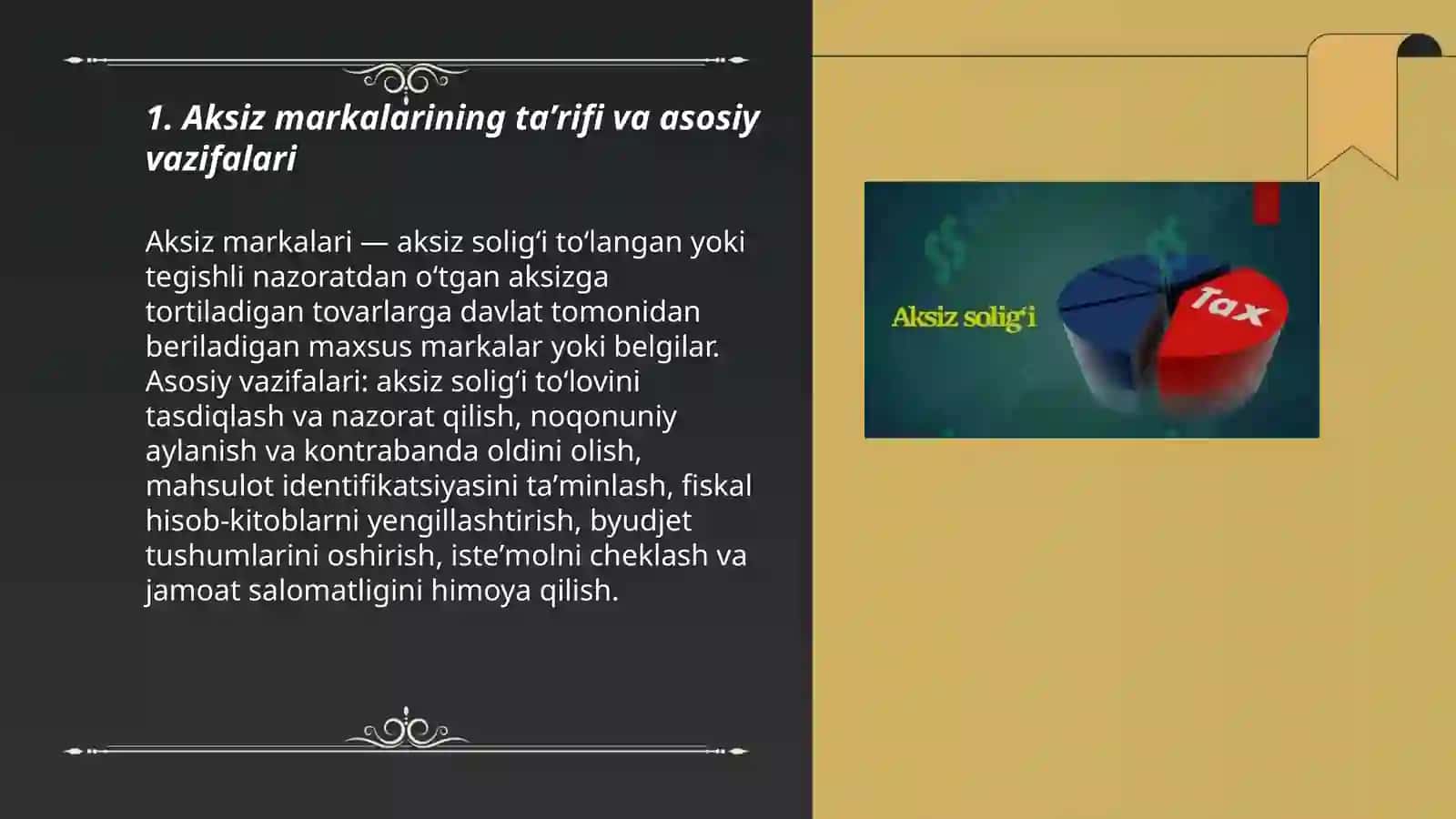 Aksiz markalari va ularni joriy etilishi 3