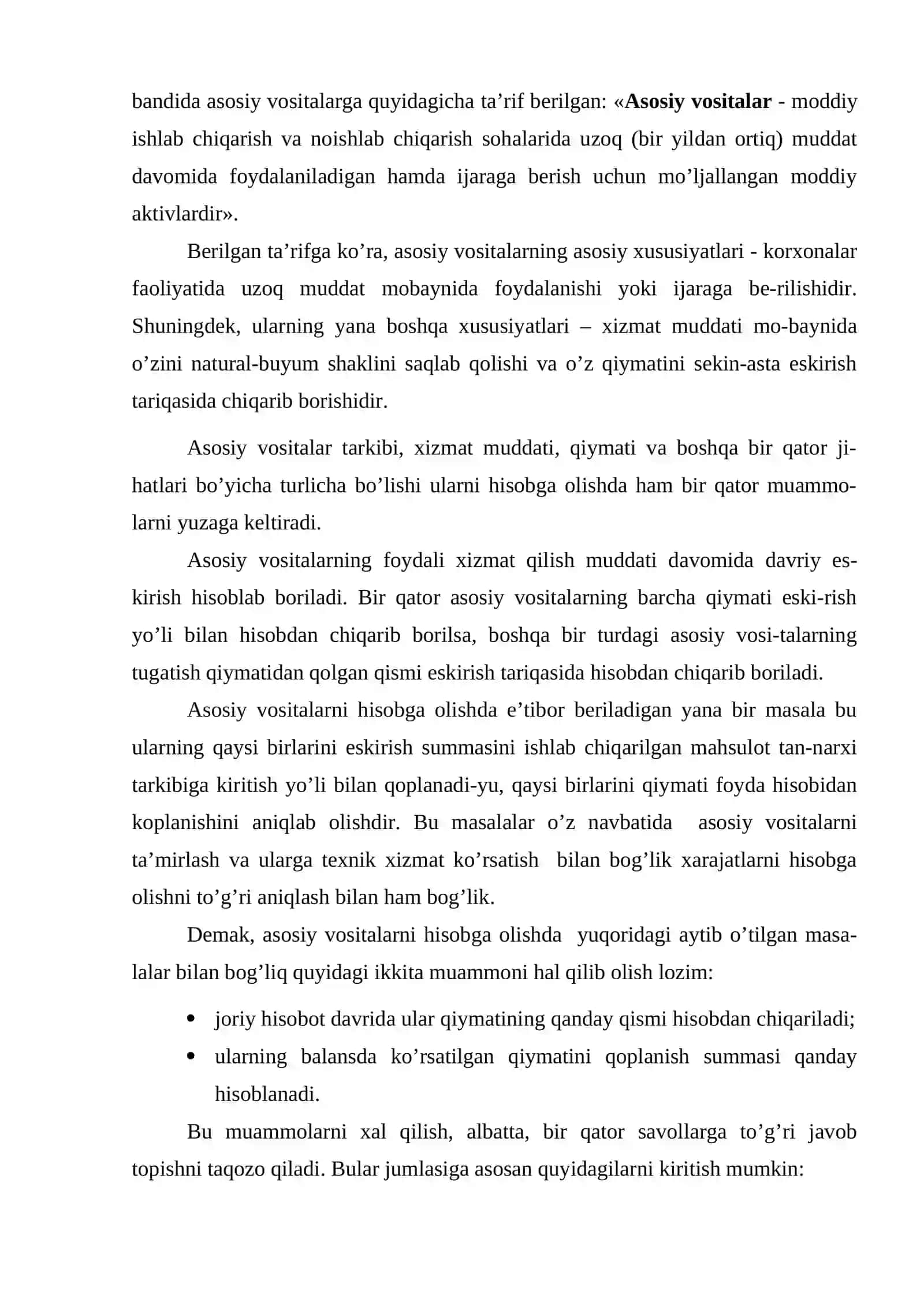 Asosiy vositalar hisobi 3