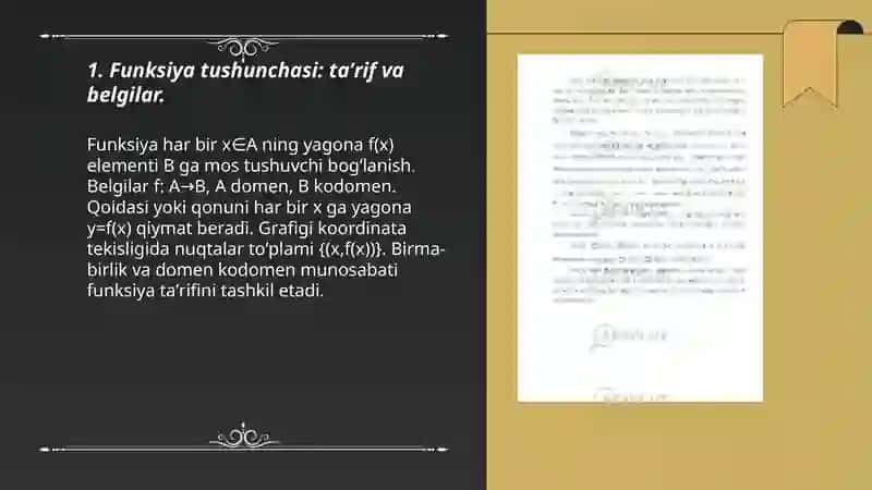 Uzilishga ega bo’lgan funksiyalarni 3