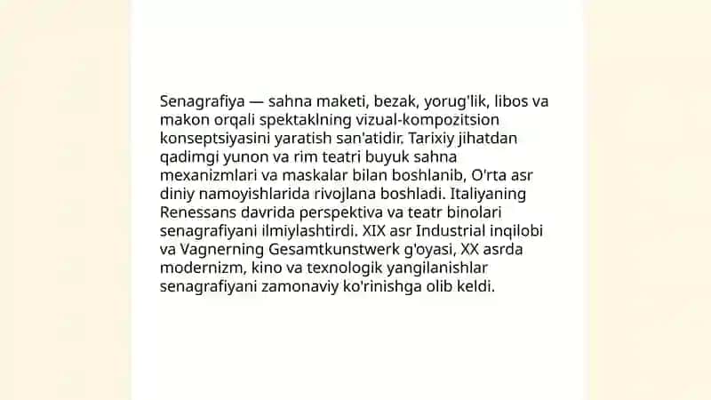 Senagrafiyaning yuzaga kelishi 3