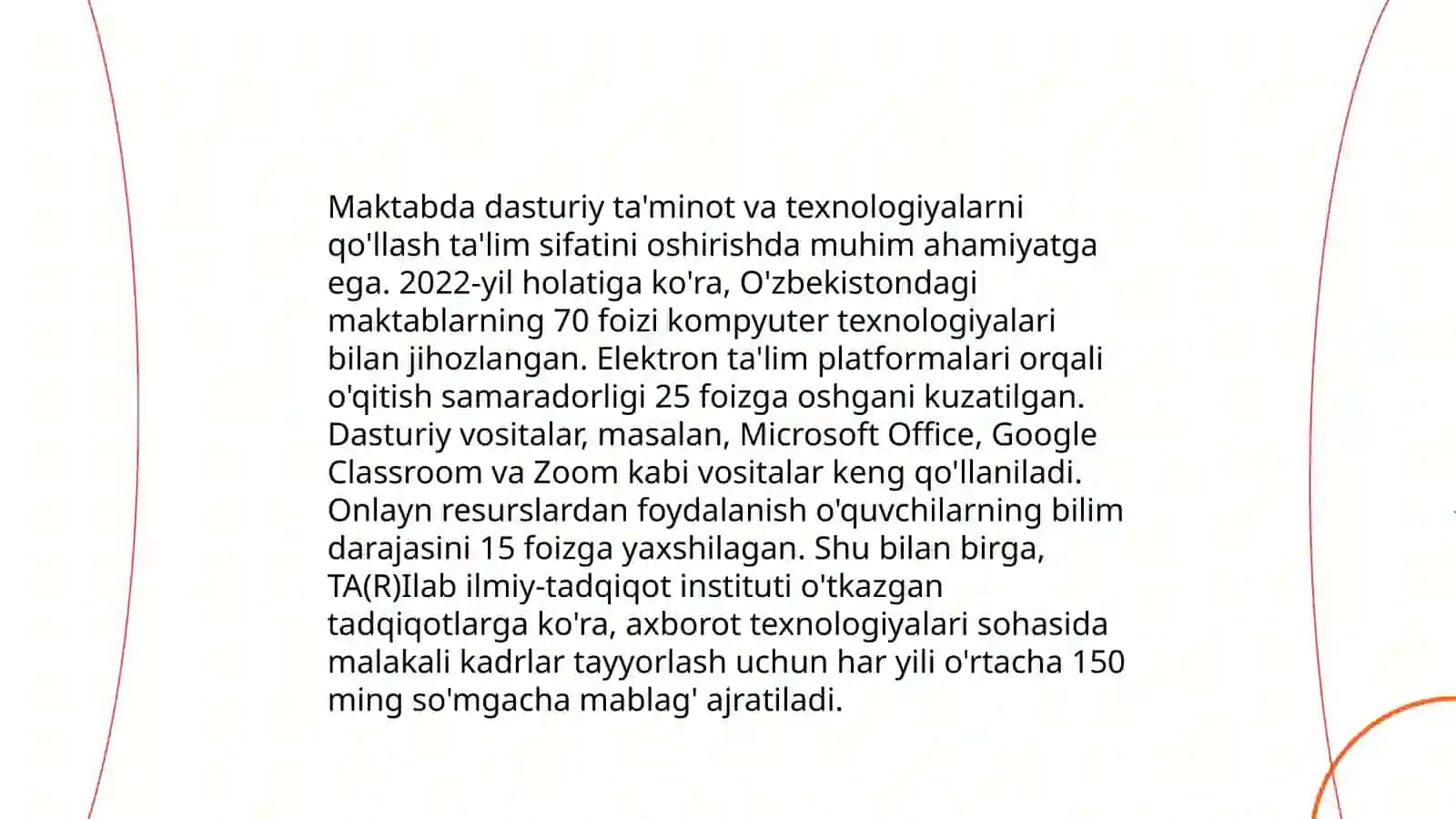 Maktab loyihasi Shahnoza 3
