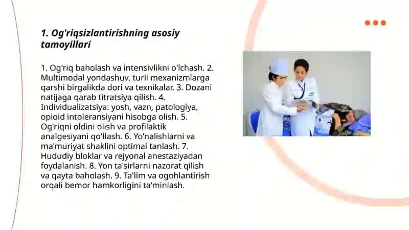 Og'riqsizlantirish asoslari 3