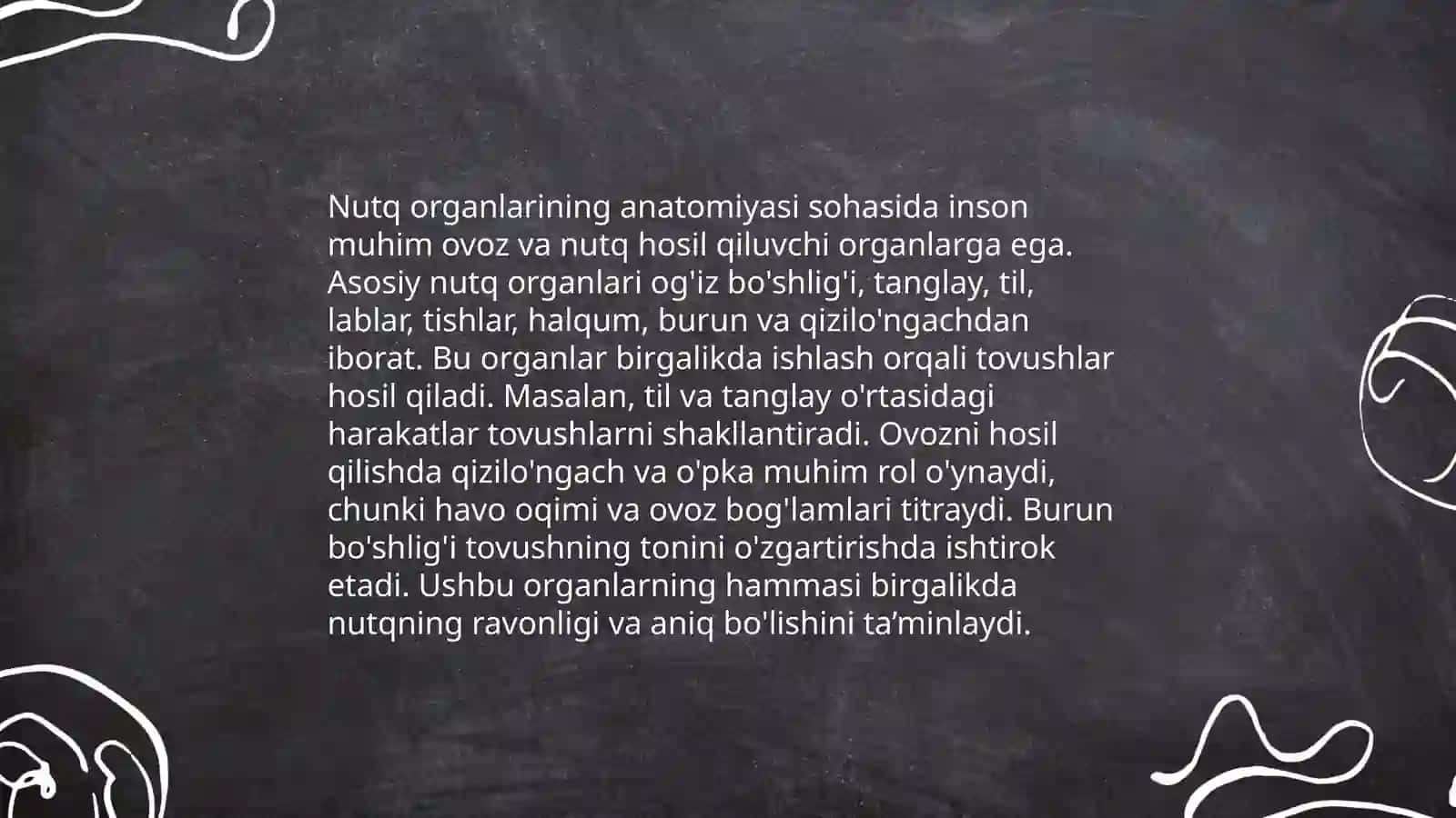 Nutq organlari va ularning vazifalari 3