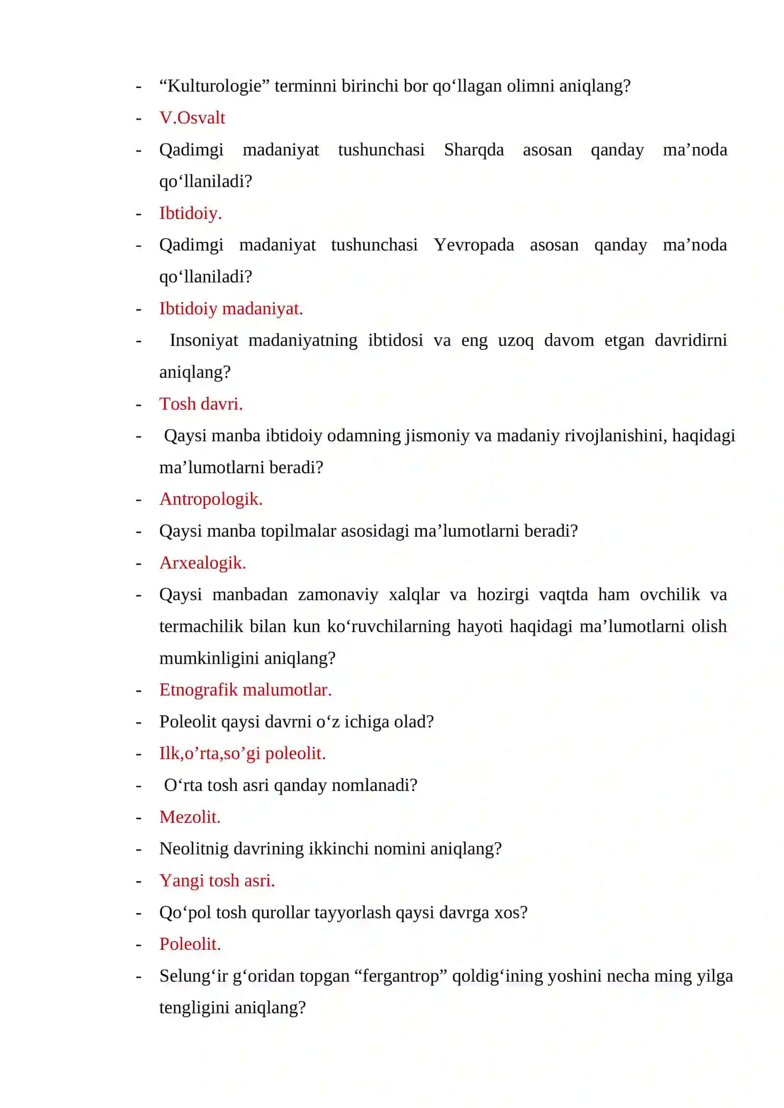 Madaniyatshunoslik fanining rivojlanishi 3