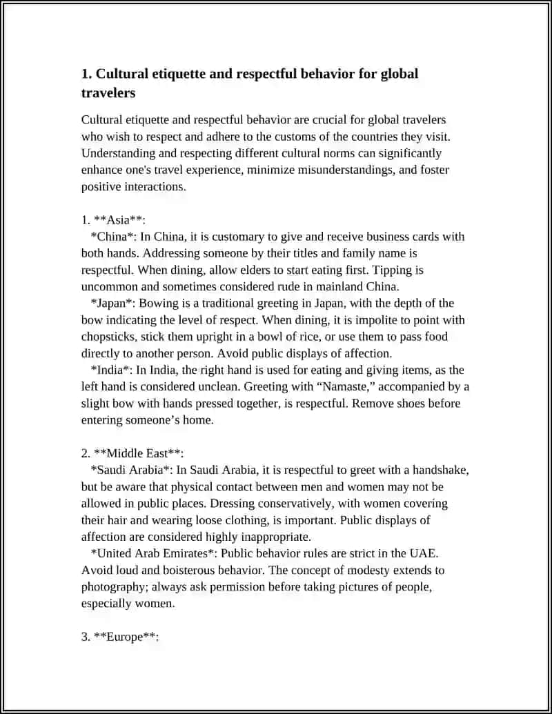 GLOBAL TRAVELERS 3
