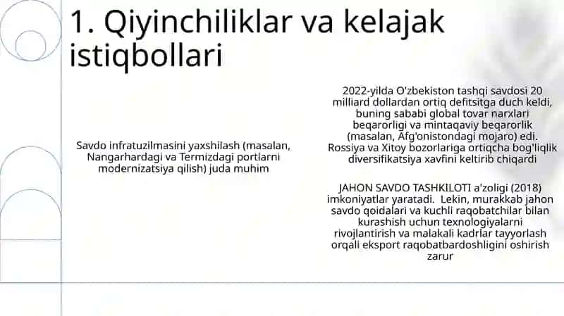 Ozbekiston tashqi savdo aylanmasi 3