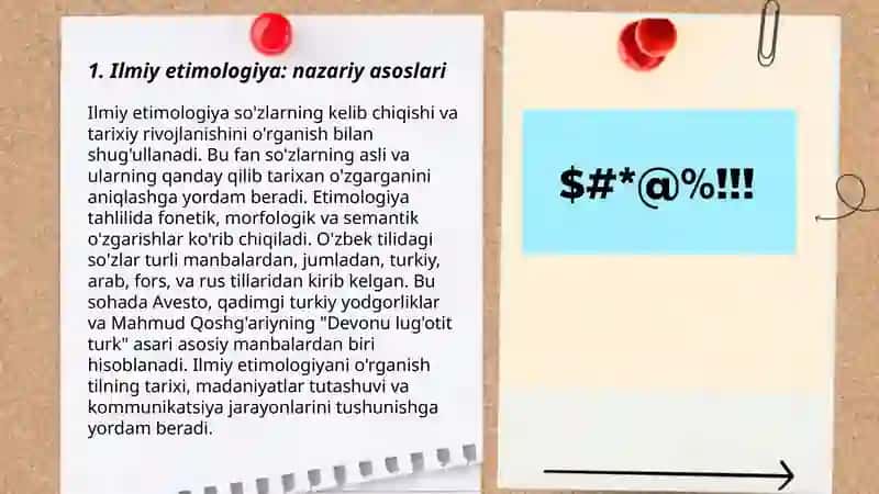 Etimologiya. Ilmiy etimologiya, xalq etimologiya, yolg'on etimologiya. 3