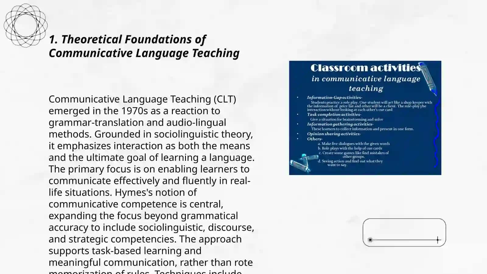 Communicative language teaching 3