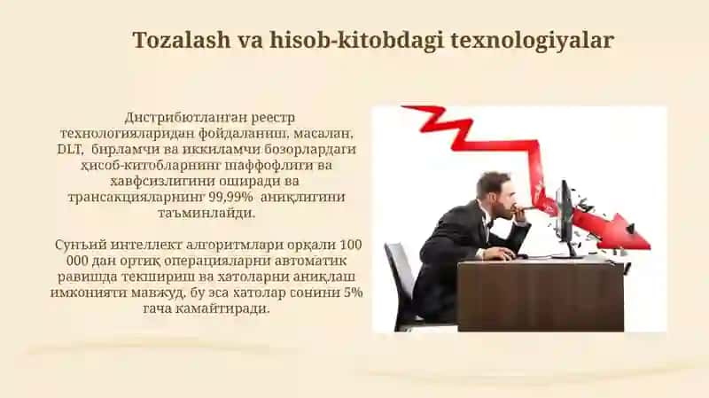 Tozalash va hisob-kitobdagi texnologiyalar 3