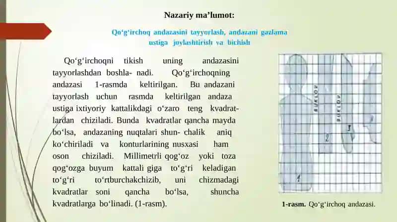 taqdimot - milliy qo'g'irchoq andozasini tayyorlash 3
