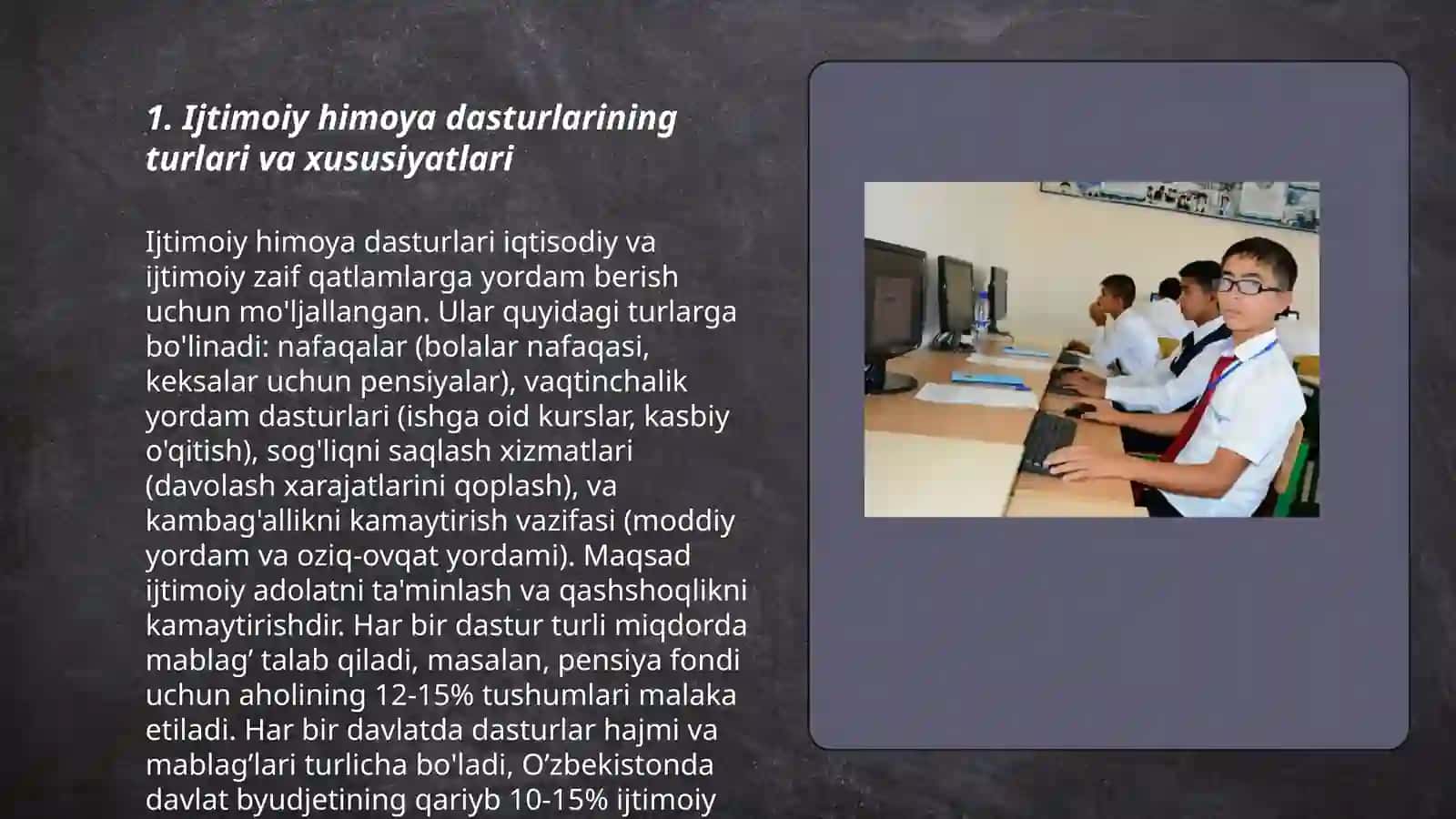 Ijtimoiy himoya dasturlari 3
