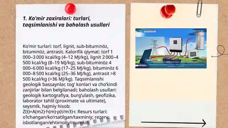 Ananaviy energiya zaxiralari 3