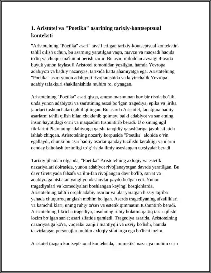 ARISTOTELNING "POETIKA" ASARI 3