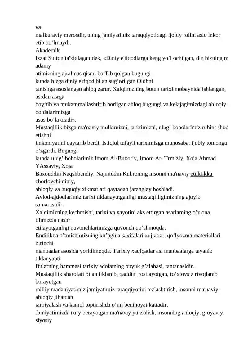 Mustaqillikva yangi qadriyatlartizimi 3