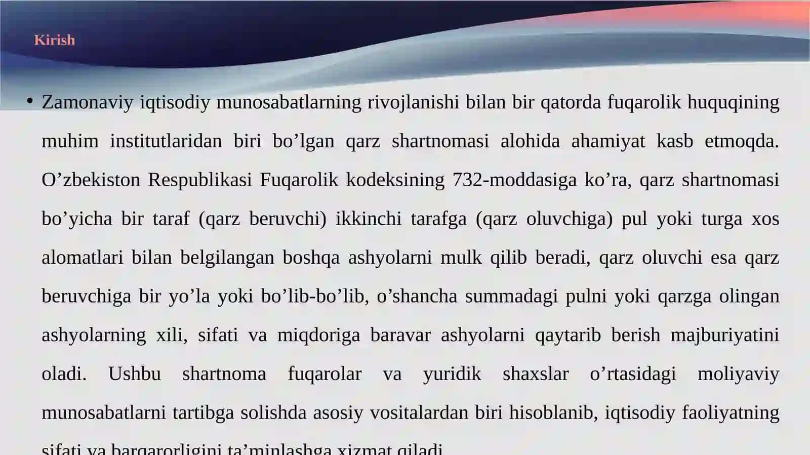 Qarzshartnomasi 3