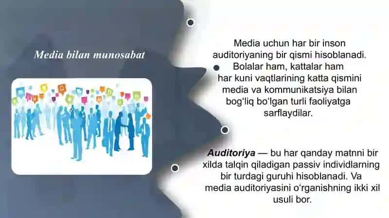 Shaxslar va hamjamiyatlarning media bilan o‘zaro munosabati 3