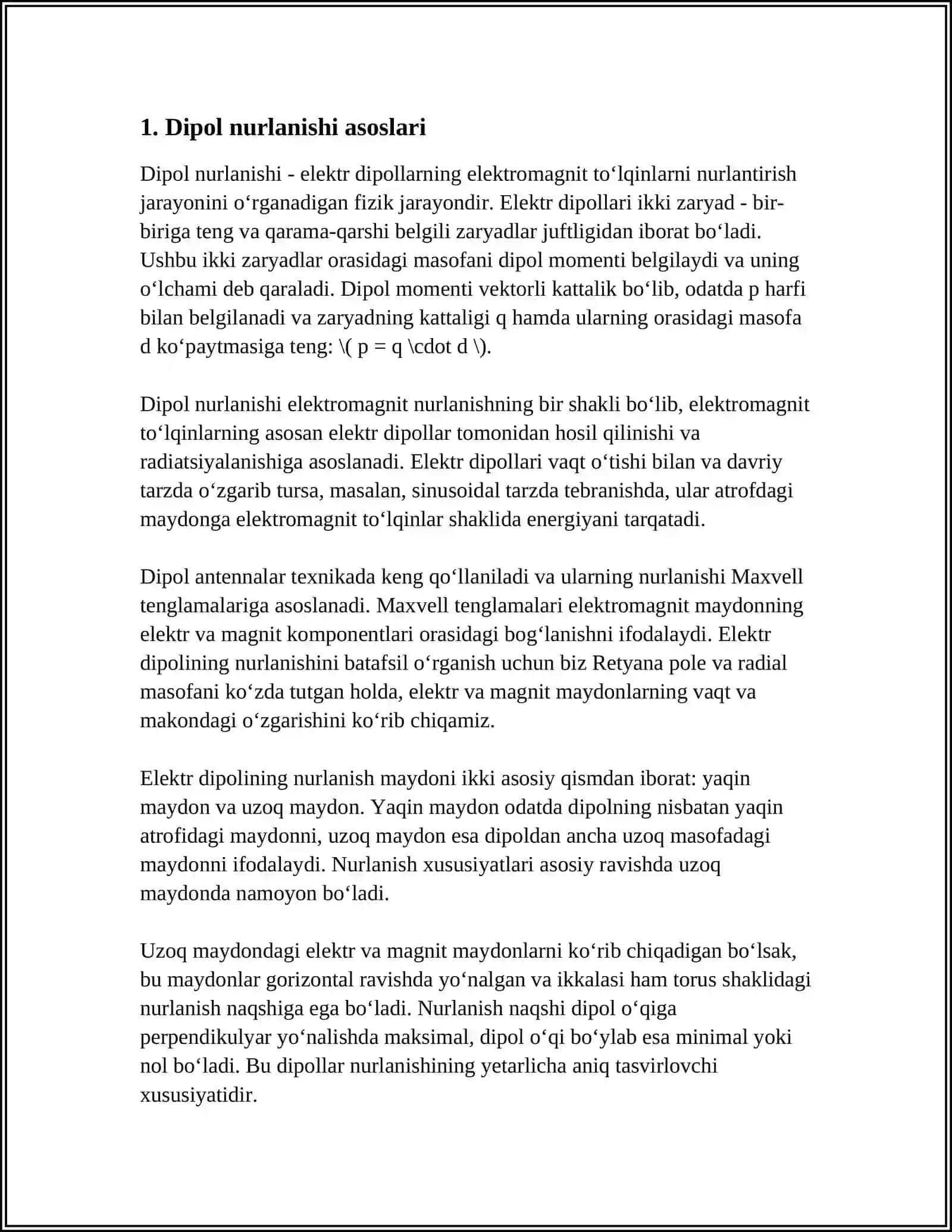 DIPOL NURLANISH UCHUN TANLASH QOIDASI 3