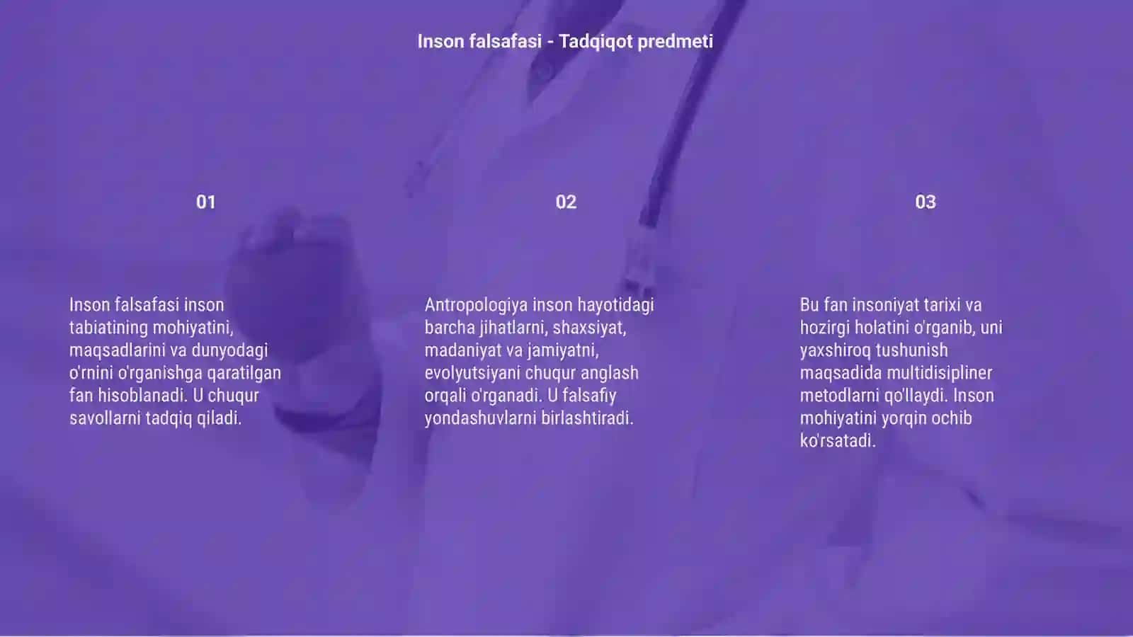 Inson falsafasi (Antropologiya) 3