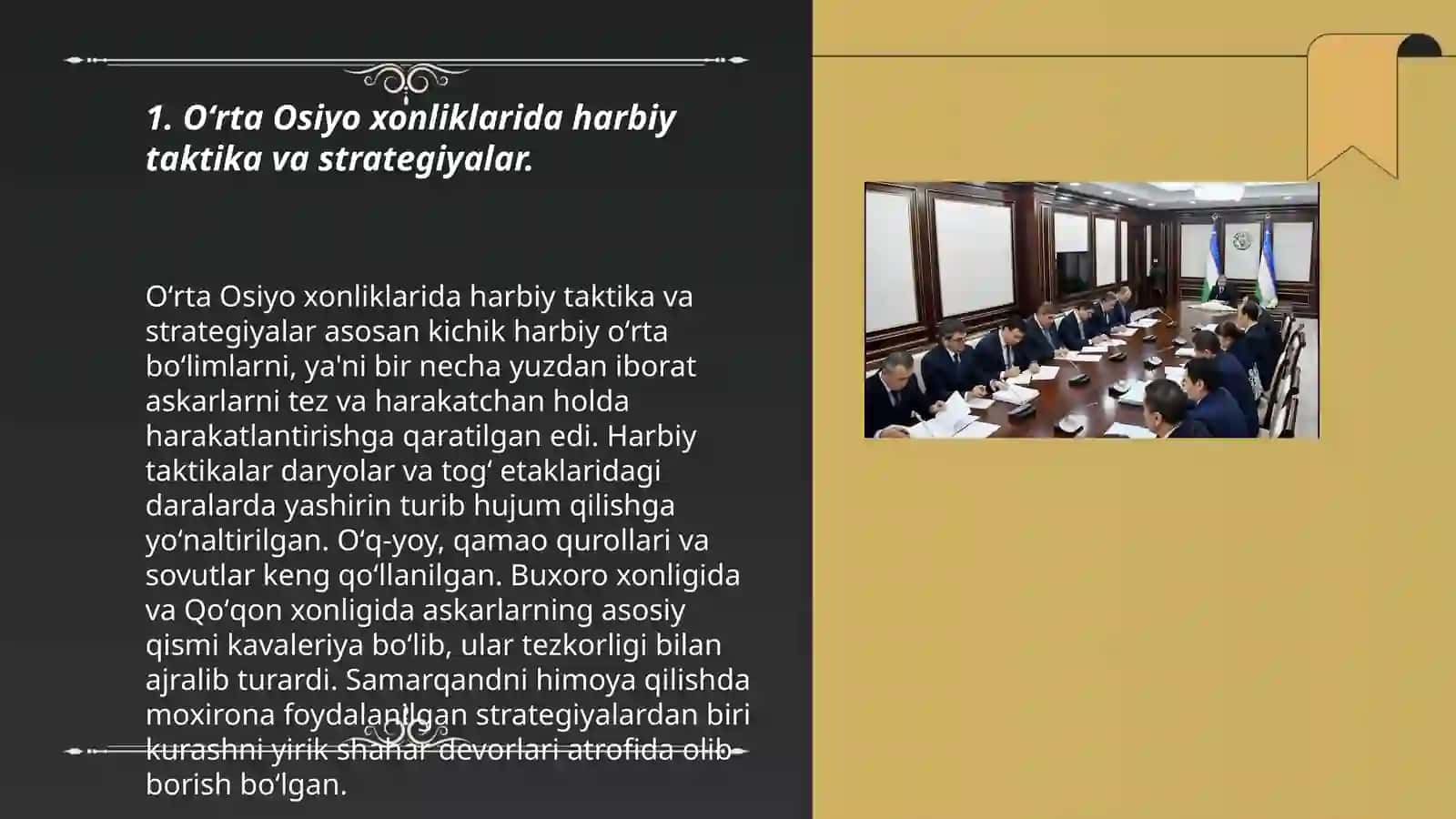 Oʻrta Osiyo xonliklarida harbiy ishlar tarixi 3