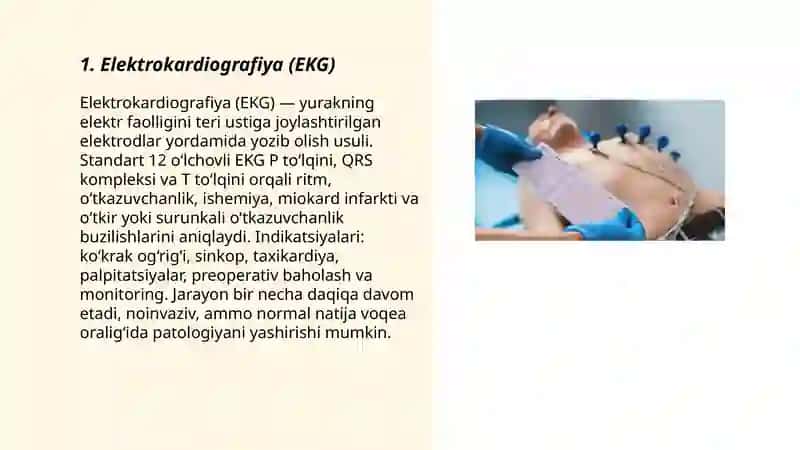 Yurak faoliyatini tekshirish usullari 3