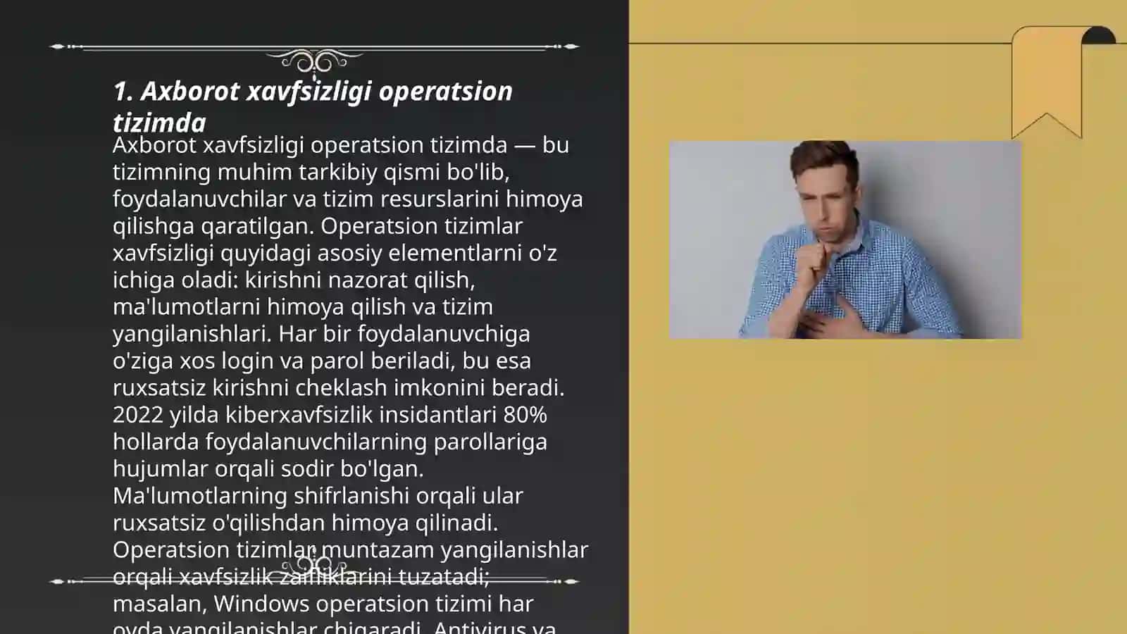 Axborot xavfsizligi operatsion tizimda 3