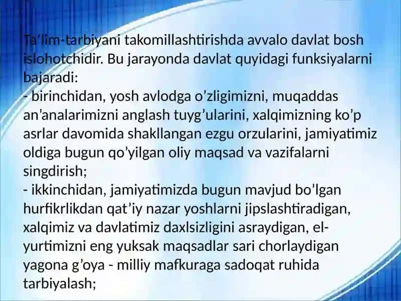 Takdimotlar/Iqtisodiyot 3