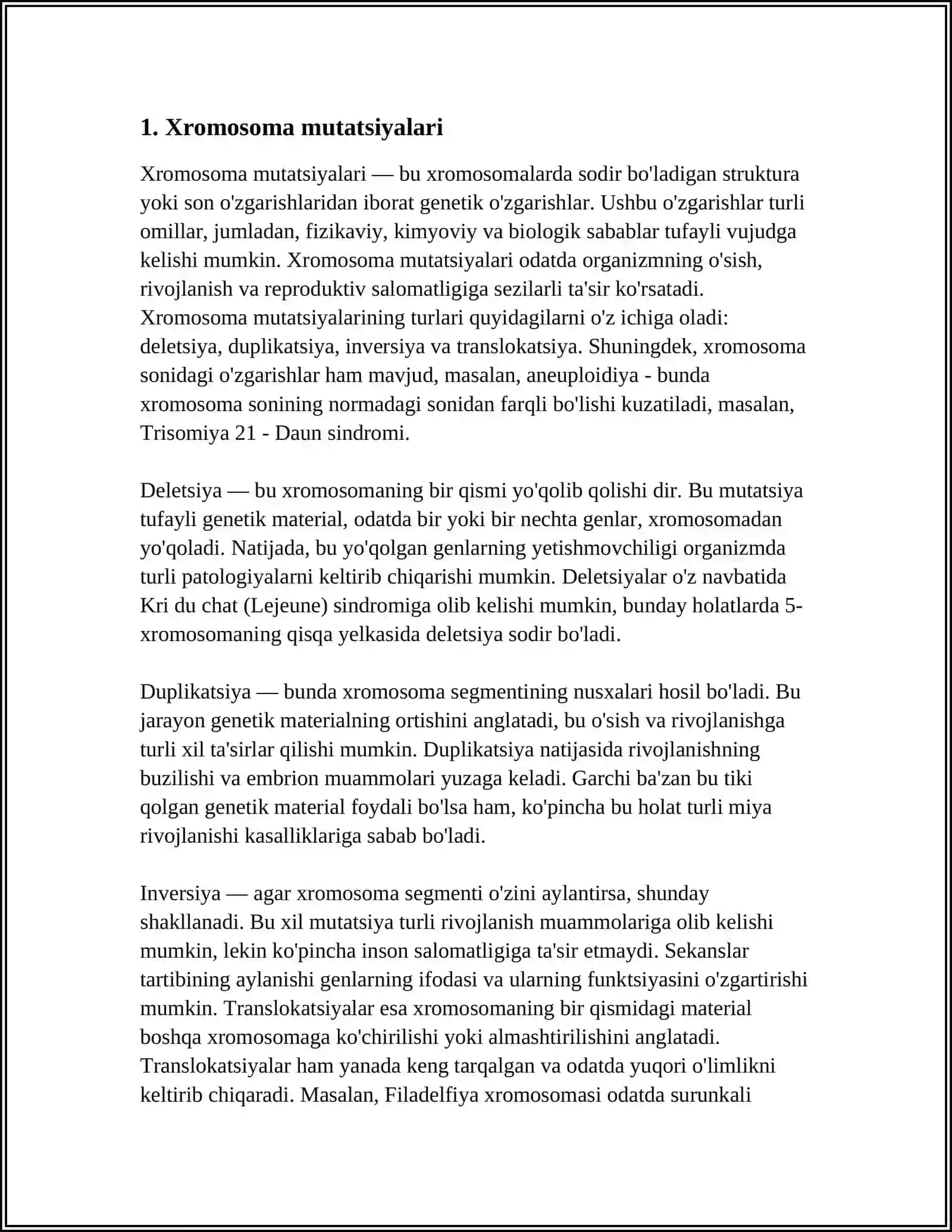 XROMOSOMA KASALIKLARI 3
