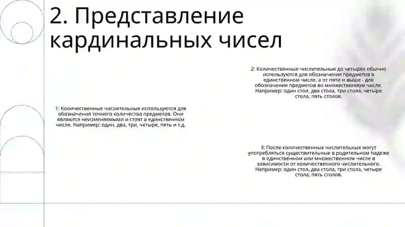 Выучить Количественные Числительные 3