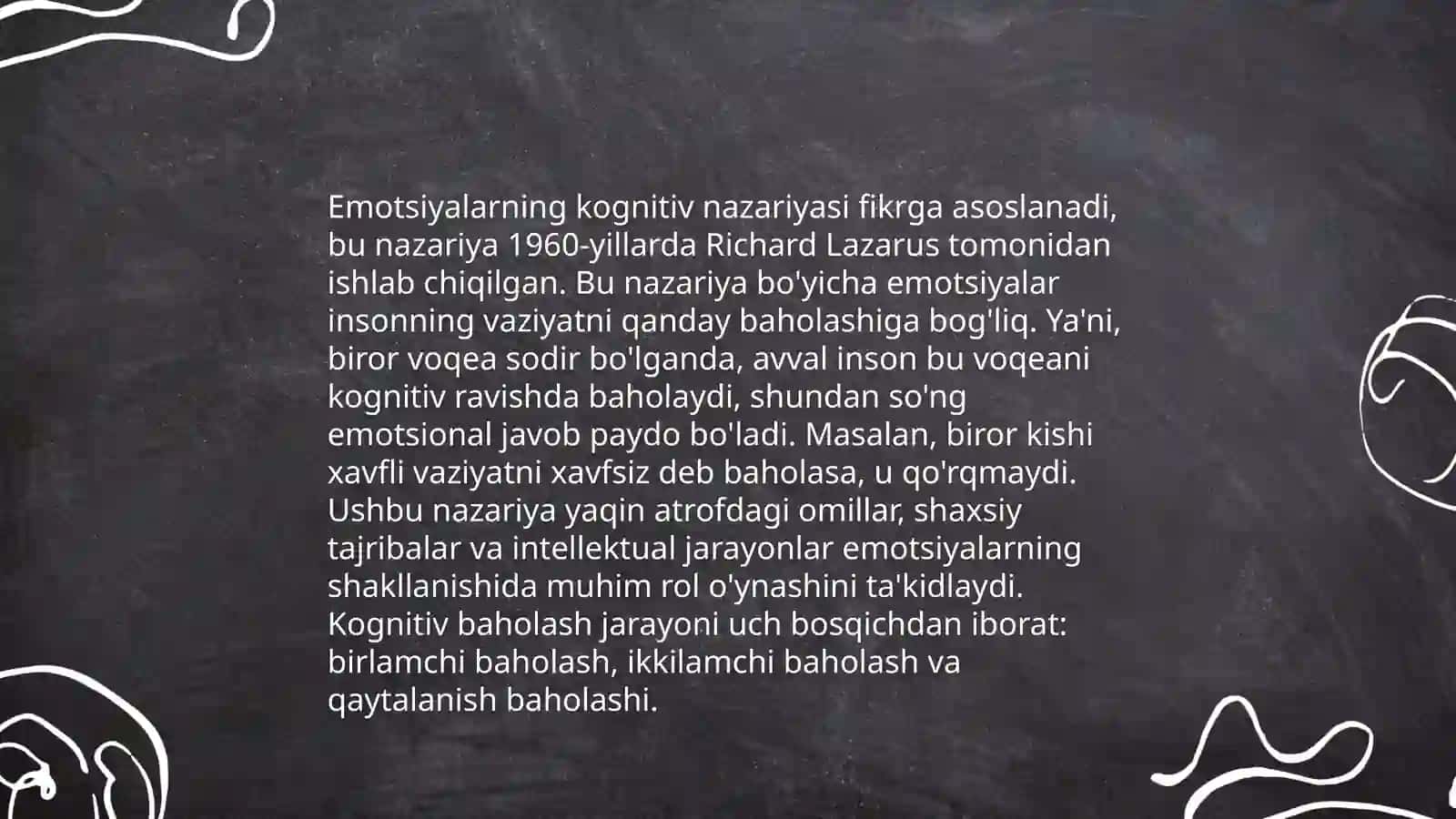 Emotsiya psixologiyasining nazariy yondashuvlari 3