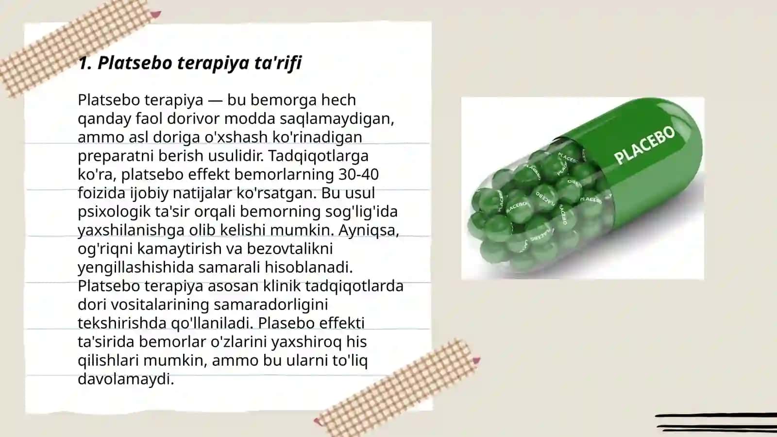 Platsebo terapiya metodologiyasi 3