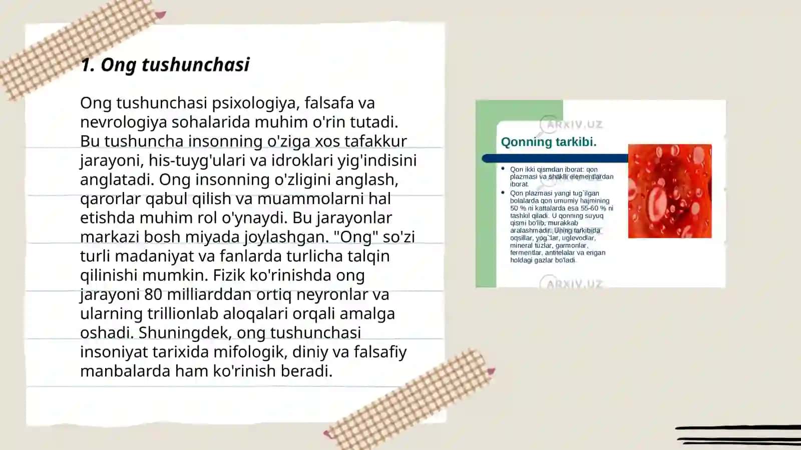 Ong tushunchasi 3