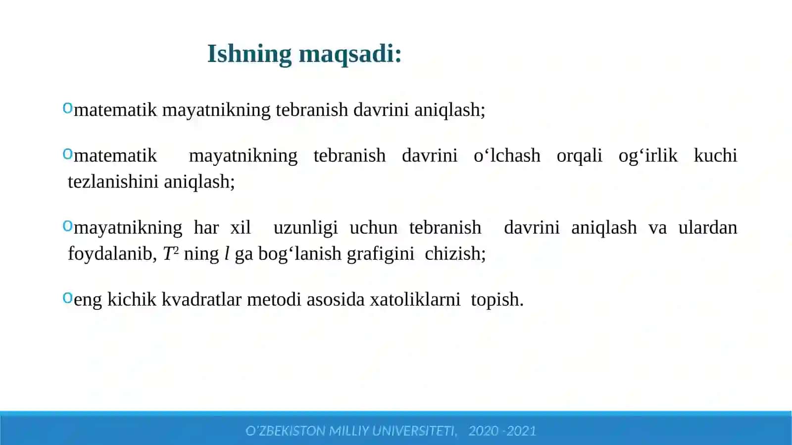 Umumiy fizika fani 3