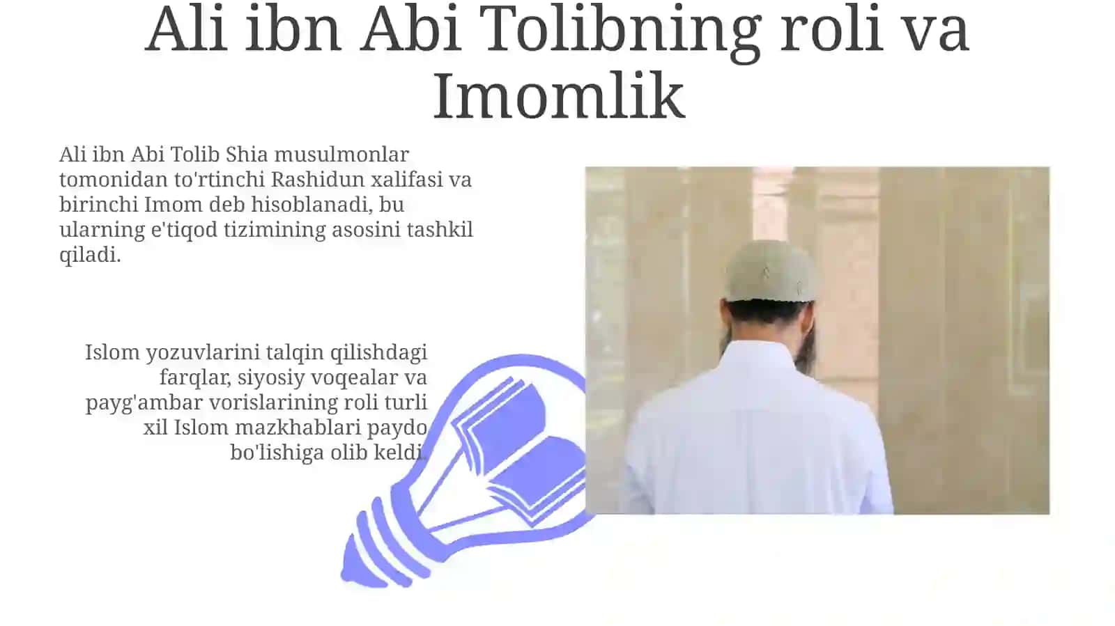 Islom Ma'naviy Maktablari Paydo Bo'lishi 3