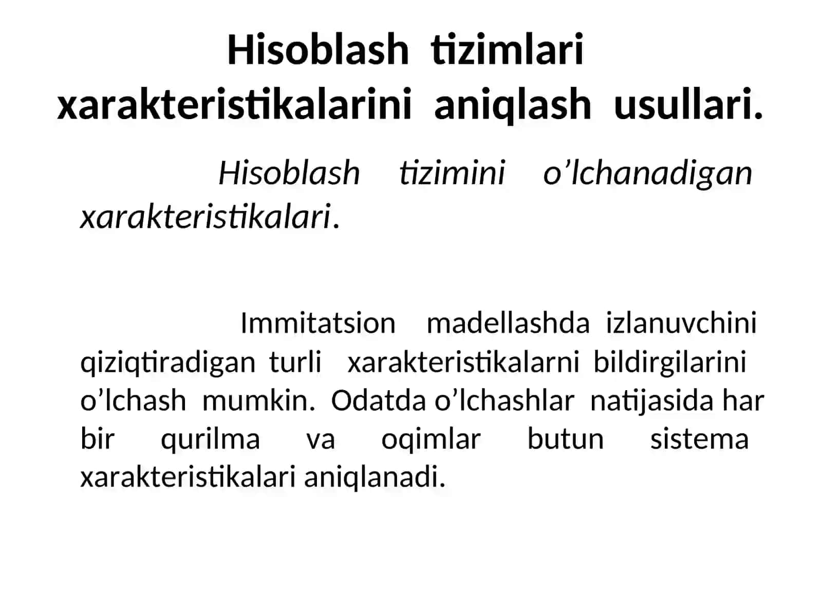 Hisoblash Tizimlari O'rganish Usullari 3