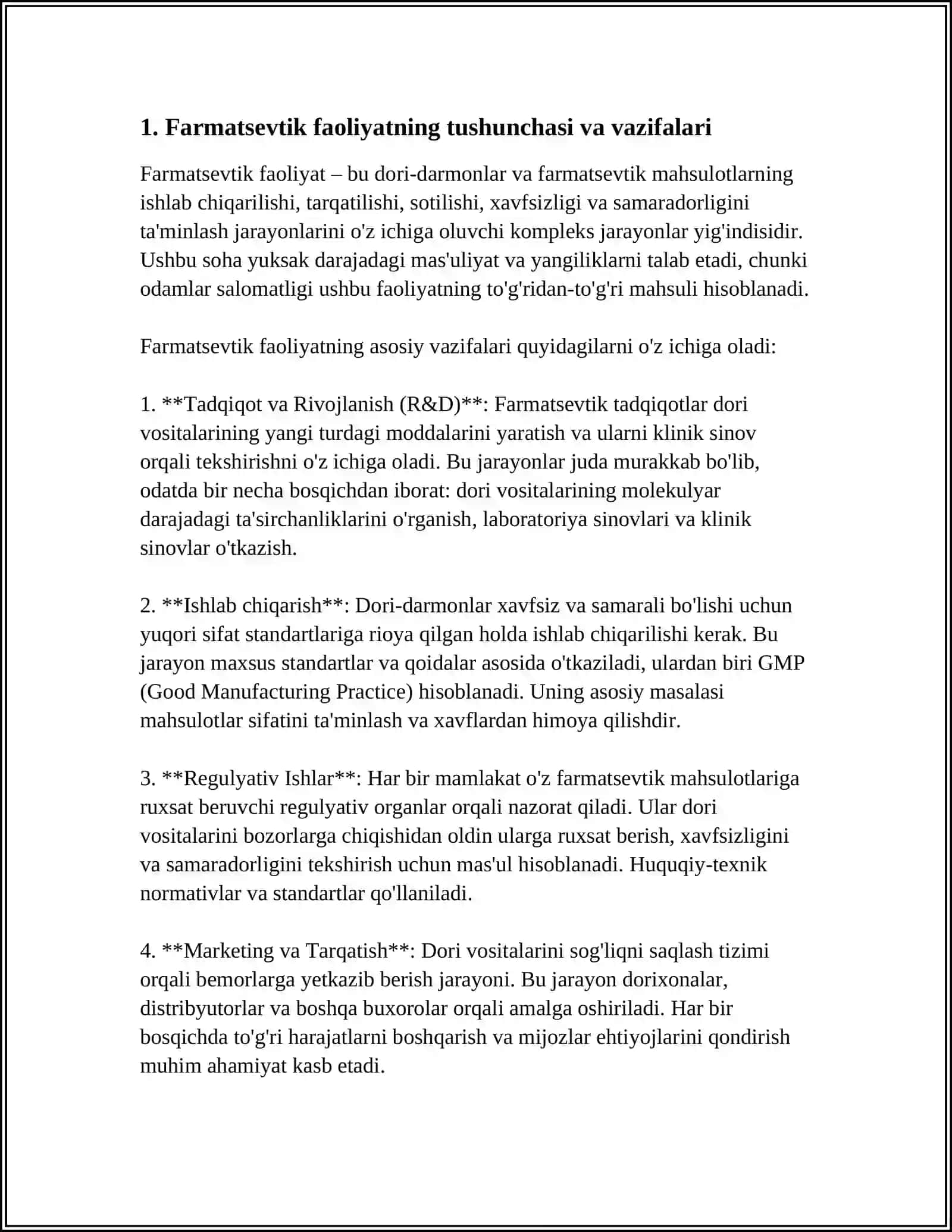 FARMATSEVTIK FAOLIYAT ASOSLARI 3
