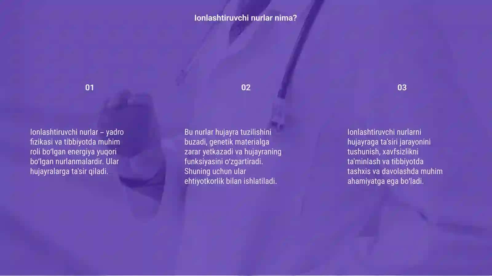 Ionlashtiruvchi nurlarni hujayraga ta’siri 3