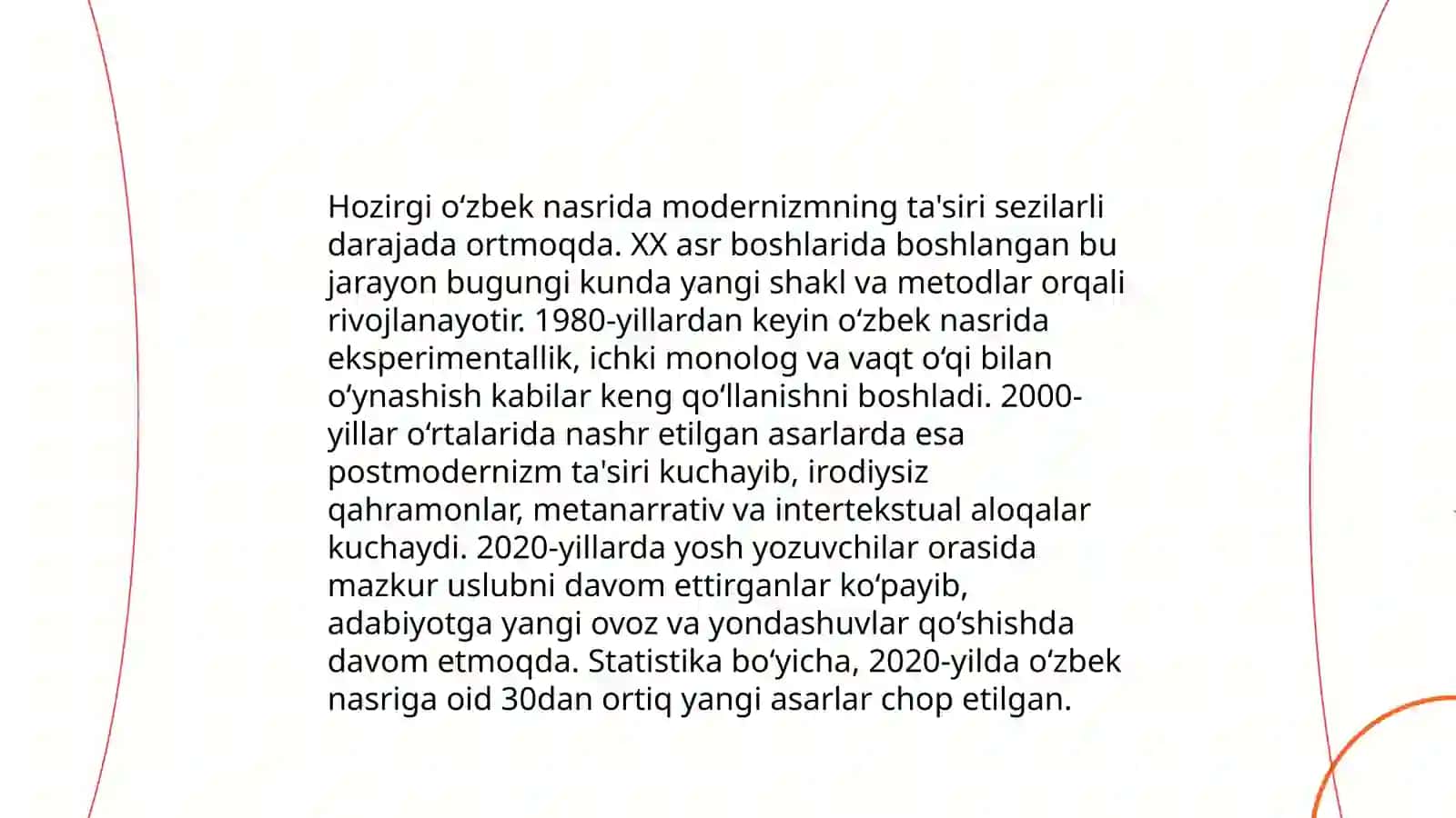 Hozirgi o‘zbek nasri hikoyachilikning yangilanish tamoyillari 3