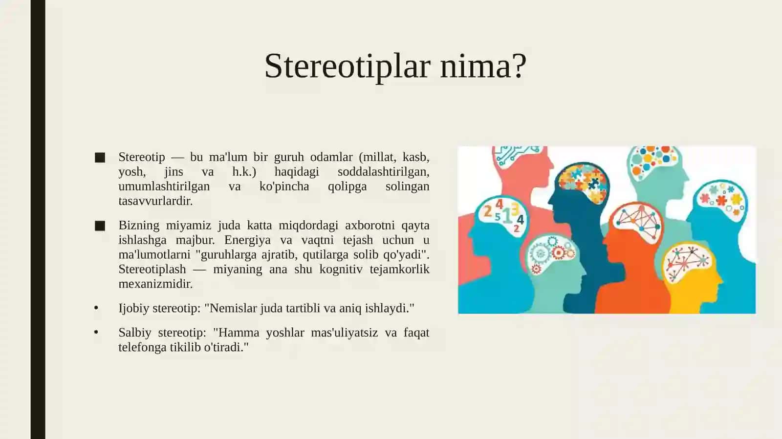 Ijtimoiy ustanovka va stereotiplar 3