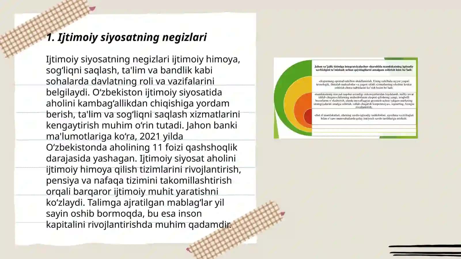 Ijtimoiy sohada davlat siyosatining ahamiyati 3