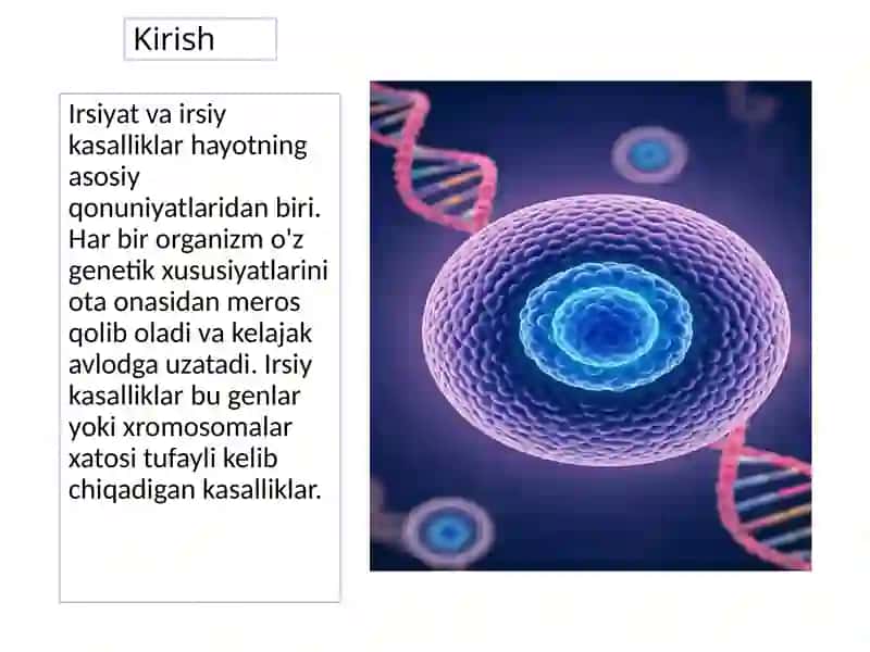 Irsiyat va Irsiy Kasalliklar 3