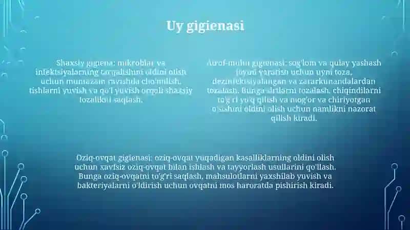 Shaxsiy gigiena asoslari 3