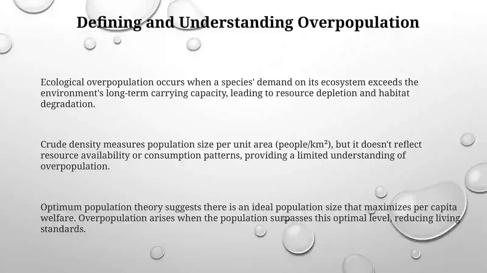 Overpopulation 3