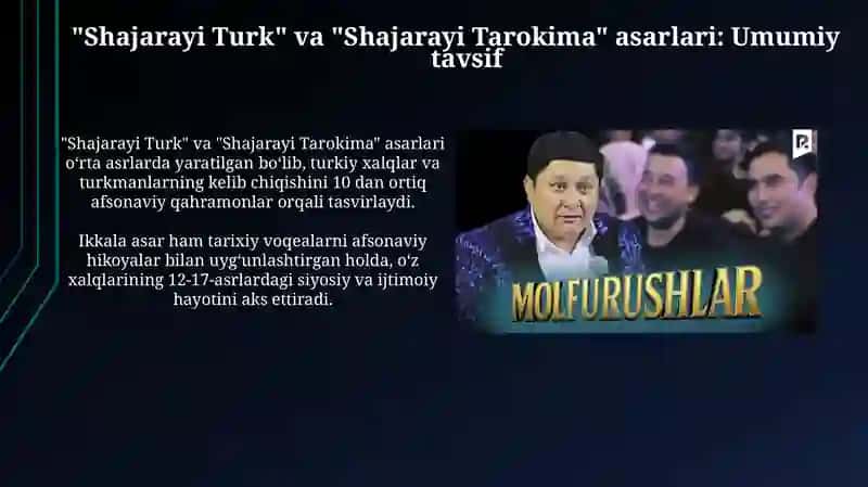 Shajarayi turk va Shajarayi tarokima asarlari 3
