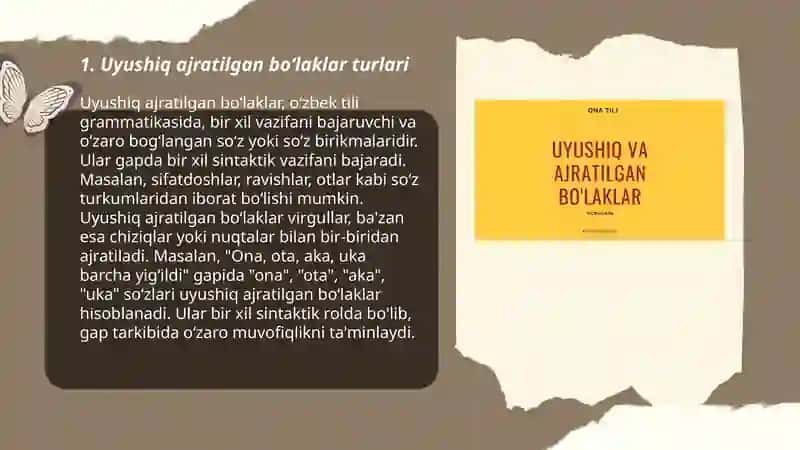 Uyushiq ajratilgan boʻlaklar 3