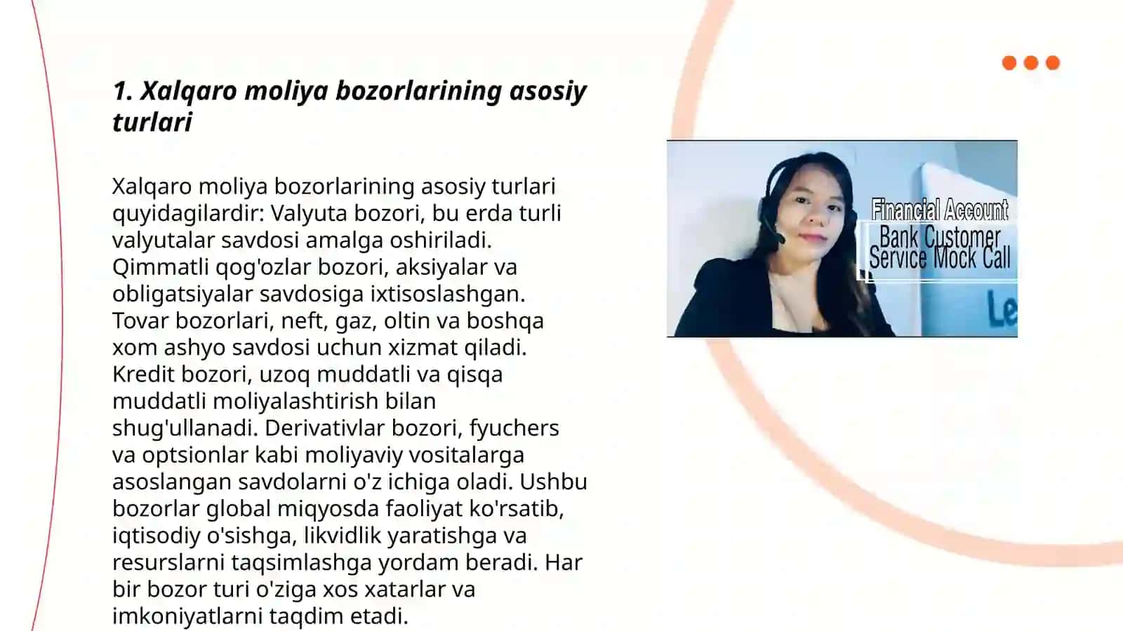 Xalqaro Moliya Bozorlarining Asosiy Turlari 3