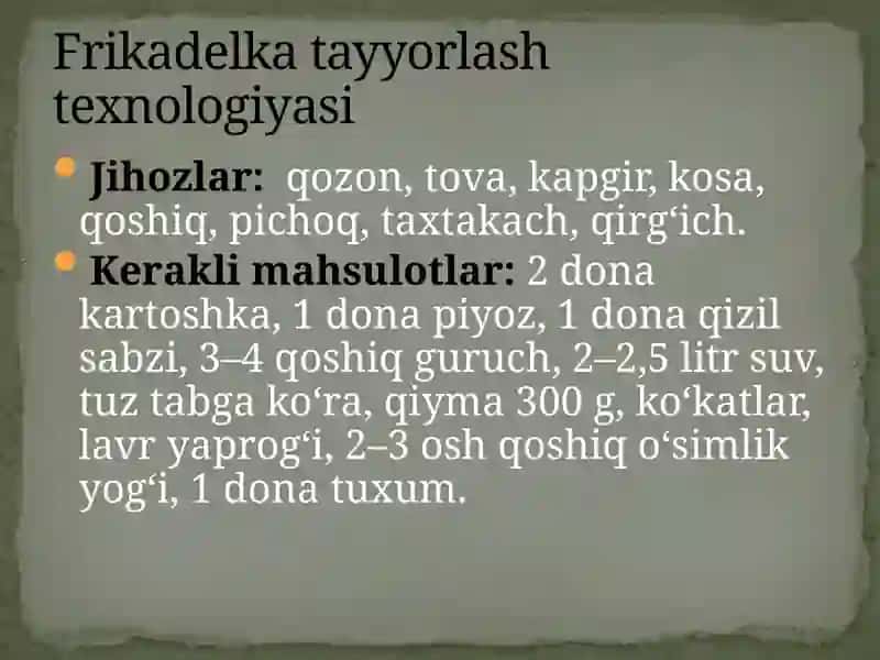 GO‘SHTDAN TAYYORLANADIGAN YARIMFABRIKATLAR 3