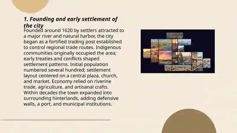 Popular cities. The history of a city 3