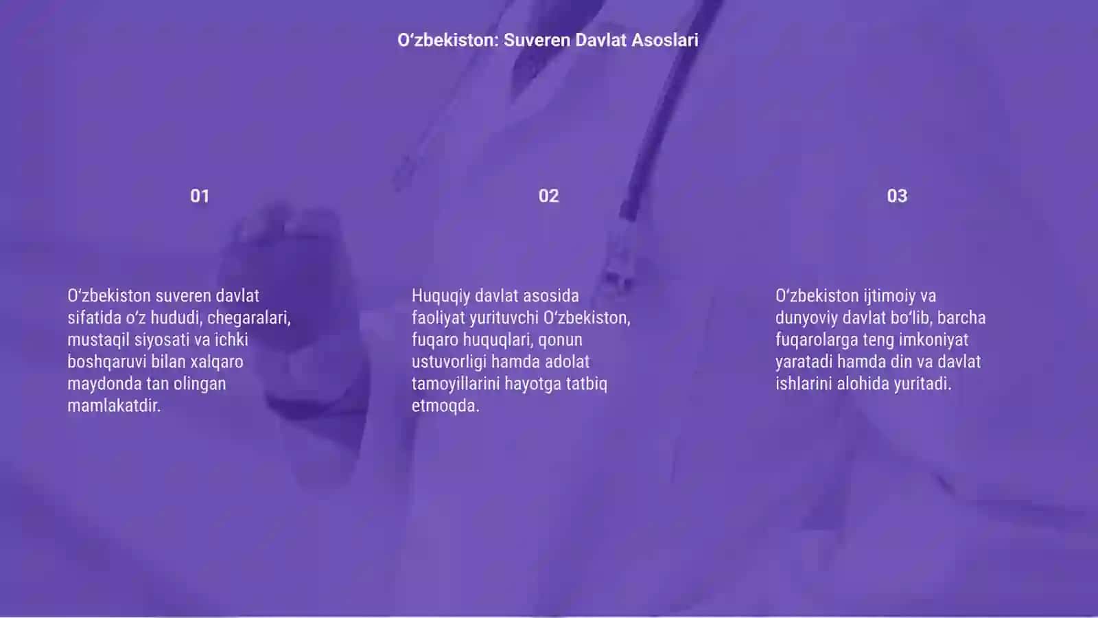 O'zbekiston: Suveren Davlat Asoslari 3