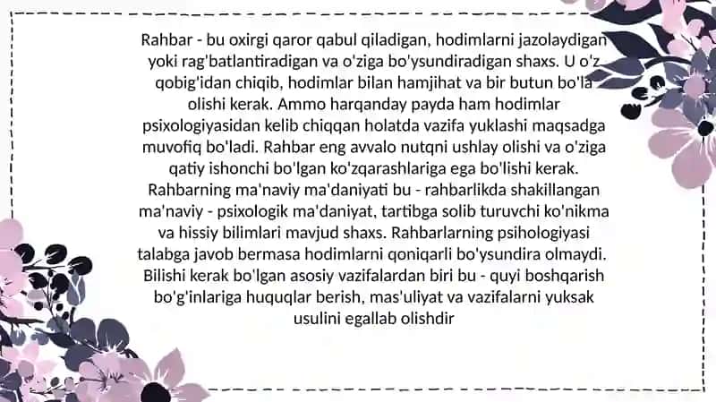 Rahbarlik psixologiyasi va etikasi 3
